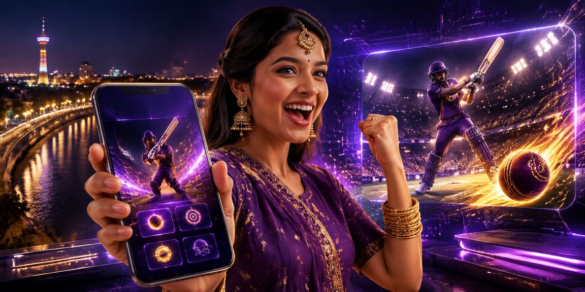 Indian cricket fans watching an IPL match passionately in stadium